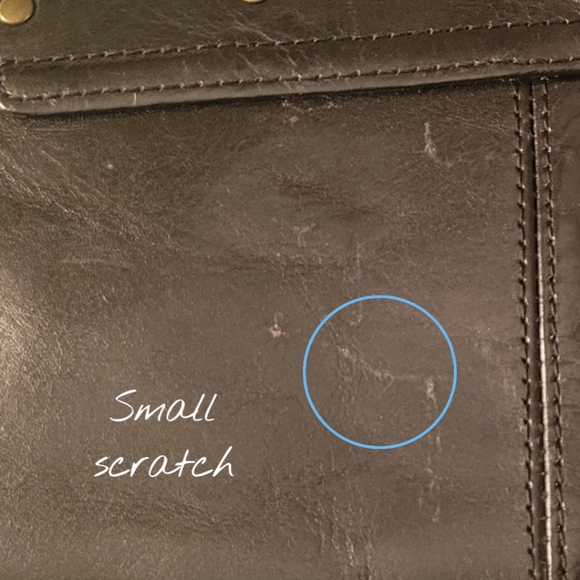 Vintage 1990s Wilsons leather pelle Studios Horse Bit Snaffle Purse / Clutch - Picture 8 of 8